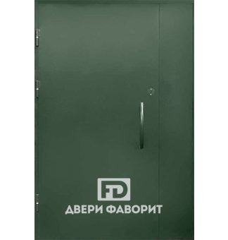 Дверь с боковой вставкой в подъезд с цинкогрунтом