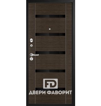 Дверь железная с терморазрывом, экошпон