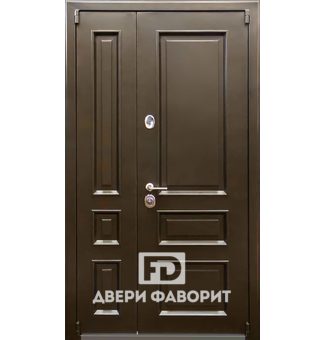 дверь с боковой створкой для двух квартир