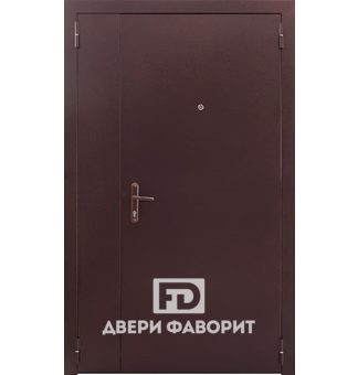Двустворчатая недорогая дверь (порошок и ламинат)