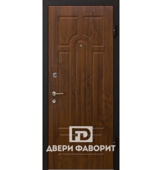 дверь из стали с отделкой мдф пвх