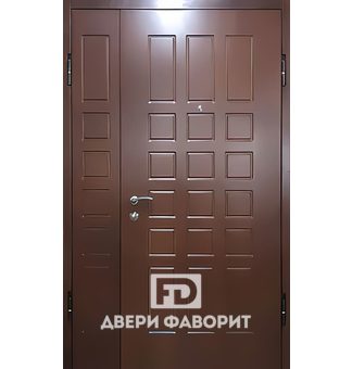 Дверь двустворчатая в тамбур с МДФ недорого